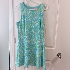 Lilly Pulitzer blue and green dress